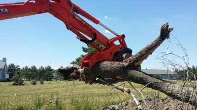 KUBOTA HYDRAULIC MINI EXCAVATOR THUMB GRAPPLE CLAMP KX71 KX91