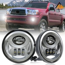 Chrome Bumper Led Fog Lights Fit For Tacoma 2005 2006 2007 2008 2009 2010 2011