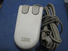 Vintage Original IBM 2-Button PS/2 Trackball Computer Mouse 1057313