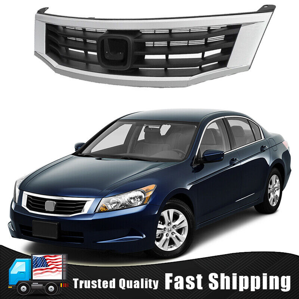 pour Honda pour Accord MK VIII 2008 2009 2010 Grille Supérieure De Calandre De Pare-Chocs Avant De Voiture