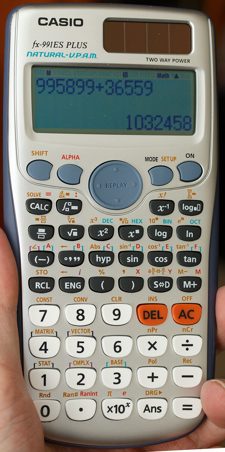 Casio Authentic FX-991Es PLUS Scientific Calculator 417 functions New in box