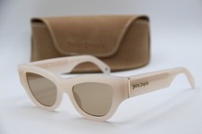 NEW PALM ANGELS PERI087 6255 CRYSTAL GOLD AUTHENTIC FRAMES SUNGLASSES 50-19