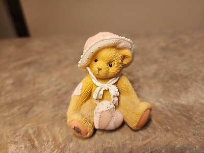 1993 Cherished Teddies Phoebe Be Mine February Bear Figurine With Box Valentine