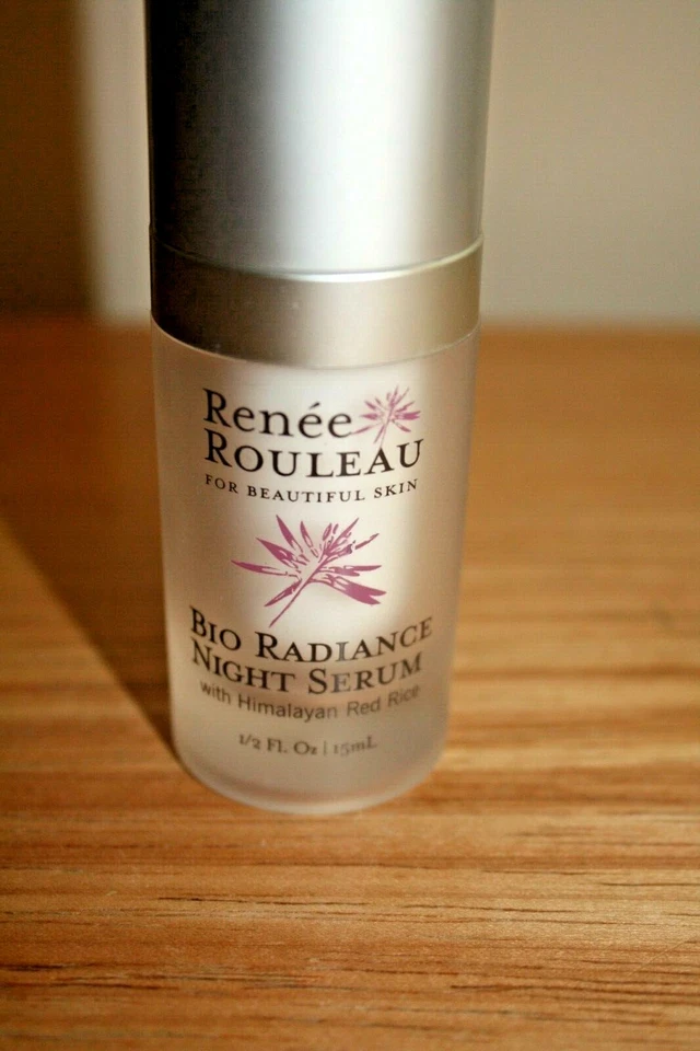 Renee Rouleau Bio Radiance 夜间精华带喜马拉雅红米 1/2 液量。 盎司 全新 72 美元 — 第 2/3 张图片