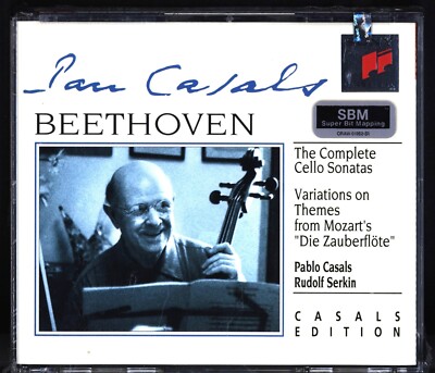 Beethoven: The Complete Cello Sonatas, Casals Edition (1994, CD 2-Disc Set)