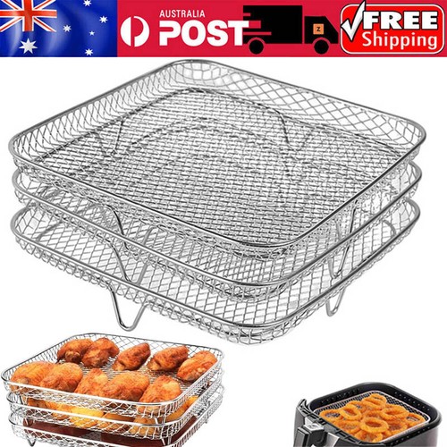Air Fryer Dehydrator Racks Stainless Steel Tray Accessories Air Fryer