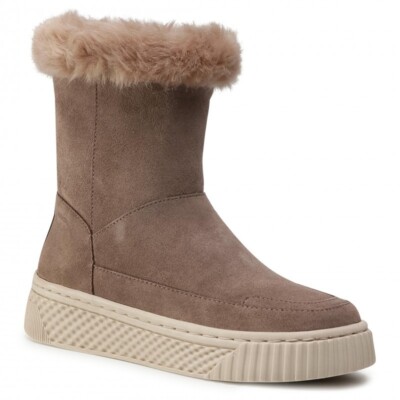GEOX D Licena Stiefeletten - DK Beige - UK 6 / EU 39 / US 9 / 254cm - Neu mit Karton