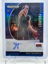 2020-21 Panini Prizm Draft Picks Prospect Blue /149 Uros Trifunovic #PA-UT Auto