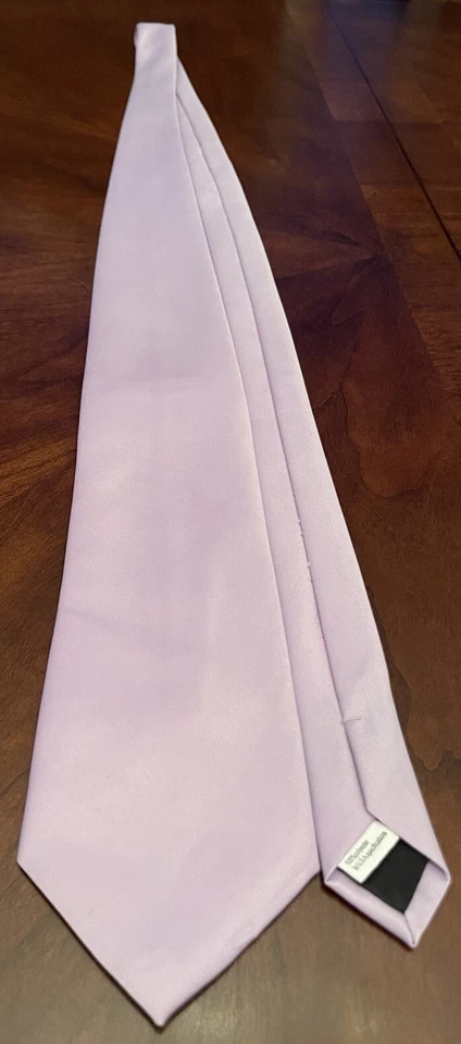 Corbata de cuello Vesuvio Napoli en Italia púrpura 100 % poliéster para hombre hecha en China Foto 3 de 4