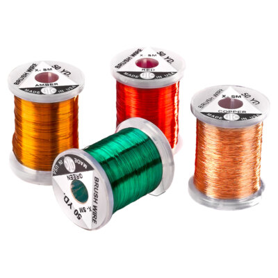 Dubbing Brush Wire UTC Stärke X-SM sehr fein 6 Farben Auswahl 50yds / 45 Meter