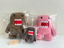 Sekiguchi NHK Mascot Character Domo kun Plush Stuffed Toy Set of 3 New Japan