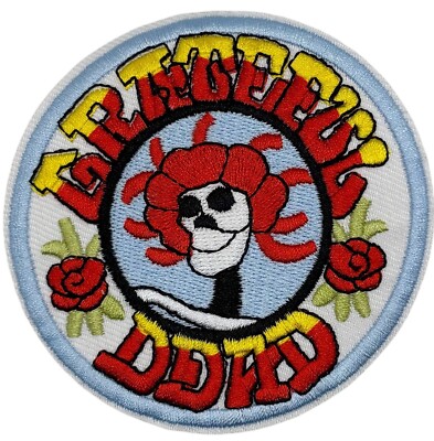 Grateful Dead Patch Aufnäher Bügelbild Flicken Applikation Rock Heavy Metal Pop