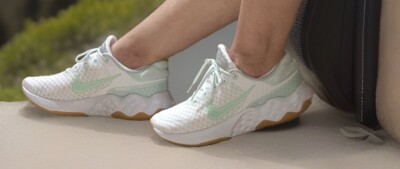 Women Nike Renew Ride 3 Athletic Sneakers Shoes White/Barely Green DC8184-101
