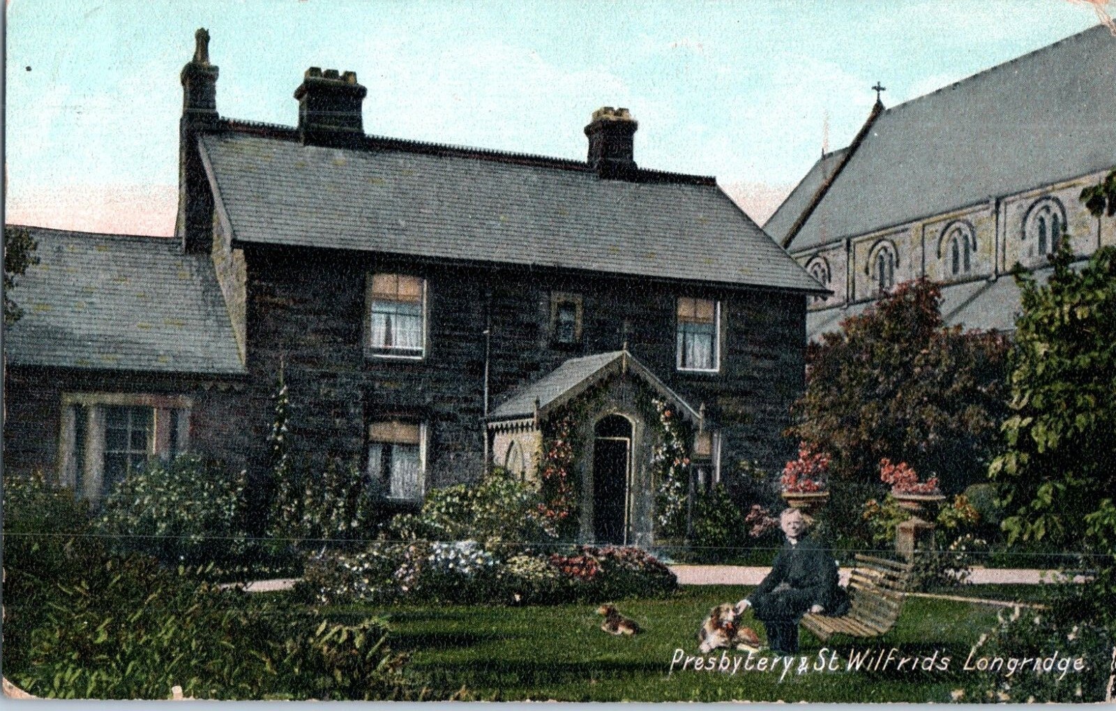 St Wilfrids Presbytery Longridge England Postcard Posted eBay