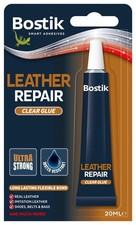 Image of Bostik Leather Repair Glue Clear - 20ml Tube - Extra Strong 1 - Pack, 
