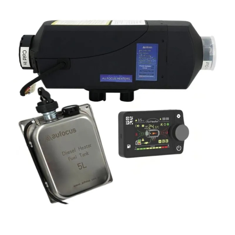 AU Focus 2KW Bluetooth Diesel Heater Kit Stainless Steel Tank AuFocus  Caravan