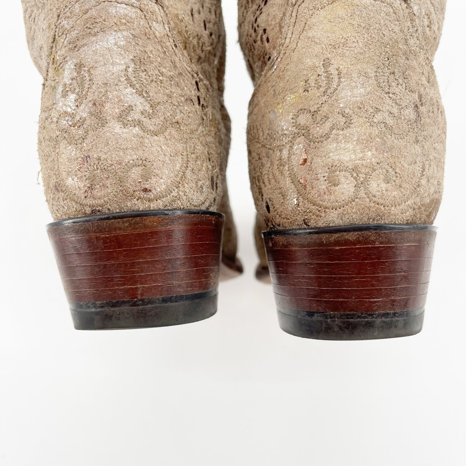 Lucchese Women’s 7 Stone Metallic Python Print Su… - image 9