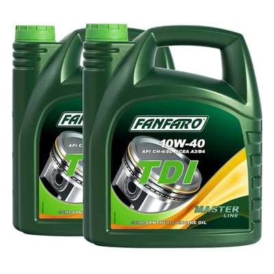 8 (2x4) Litres FANFARO TDI 10W-40 - Photo 1/3