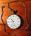 Elgin Vintage Pocket Watch Yellow Gold Filled 15 Jules Runs Great