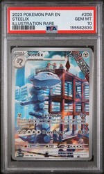 Steelix 208/182 Paradox Rift Illustration Rare Holo