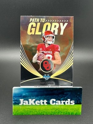 2025 Bowman University Chrome - Path to Glory John Mateer #PG-20 - Oklahoma