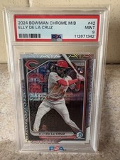2024 Bowman Chrome Mega Box Ella De La Cruz Rookie PSA 9 Mint!! 🔥🔥