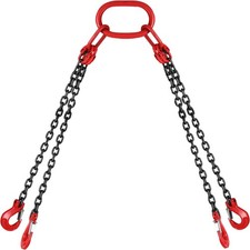Happybuy 5ft Chain Sling 516 Inch X 5 Ft Engine Lift Chain G80 Alloy Steel En