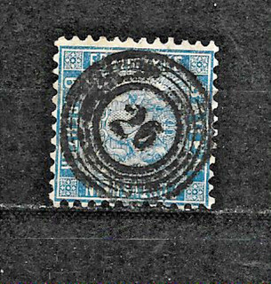 AD Baden 6Kreuzer zentrisch Nummernstempel 26
