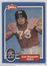 1988 Swell Football Greats Hall of Fame Arnie Weinmeister #125 HOF 1a7j