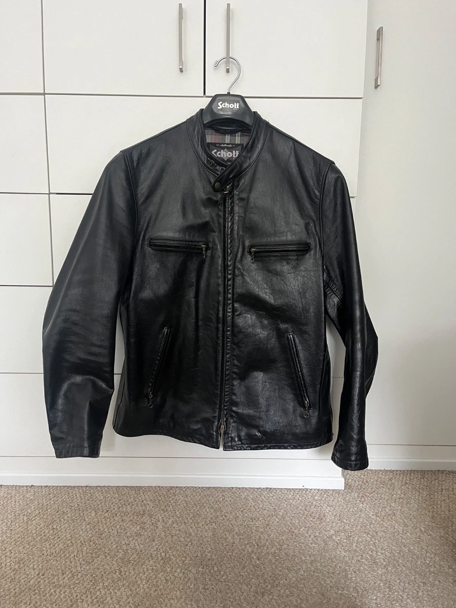Schott Cafe Racer Jacket In Men's Coats & Jackets for sale | eBay