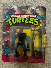 Vintage 1988 TMNT Foot Soldier (MOC, Punched, 10-back)