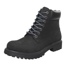 Lumberjack River 2 - Scarponcini In Pelle Nero - Taglia 41 [26.3cm] Scarpe Uomo