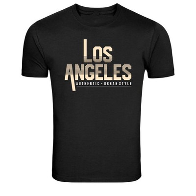 Los Angeles Authentic Urban Style Typography Graphic T-Shirt