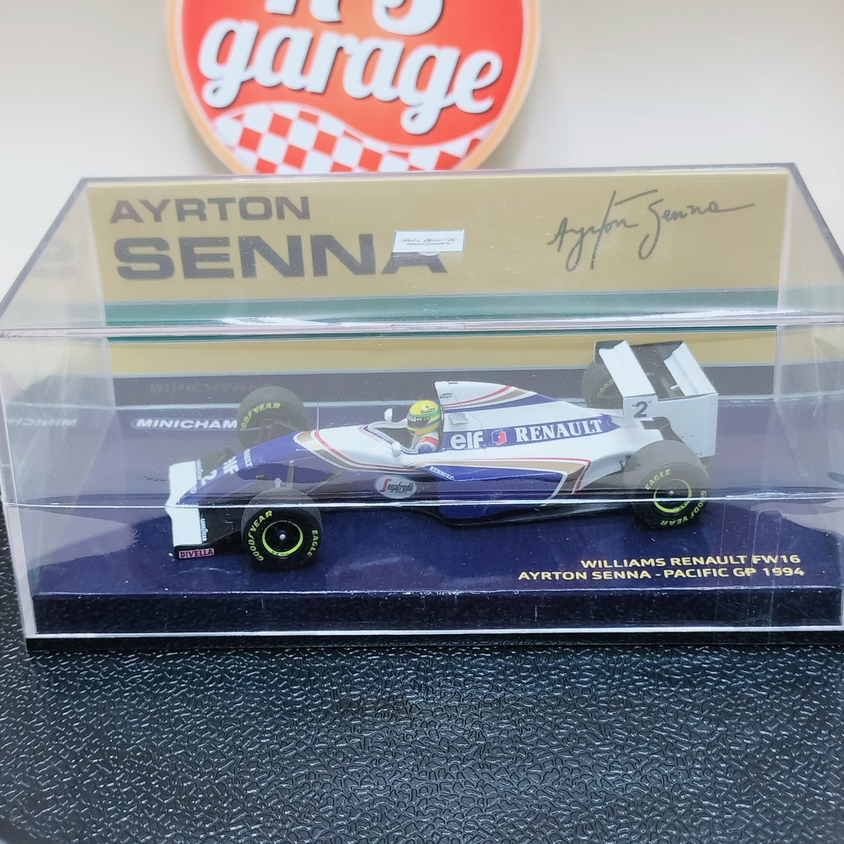 ミニカー Minichamps Williams Renault FW16 A.Senna MINICHAMPS 1/43 Ayrton Senna Williams Renault FW16 Pacific GP 1994