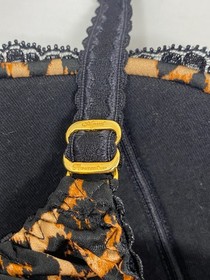 Agent Provocateur Molly Leopard Silk Bra 32D