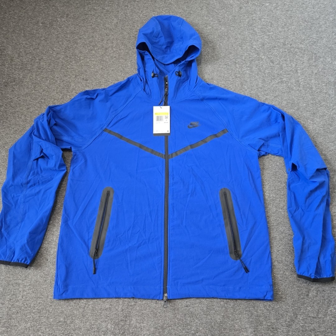 Nike Tech Fleece Woven Track Jacket Royal Blue Men's Size Small