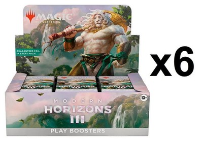 SEALED CASE! 6x Play Booster Boxes Modern Horizons 3 MH3 MTG Magic The Gathering