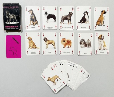 Chiens du Monde - Hunde dogs Eukanuba playing cards Spielkarten cartes à jouer