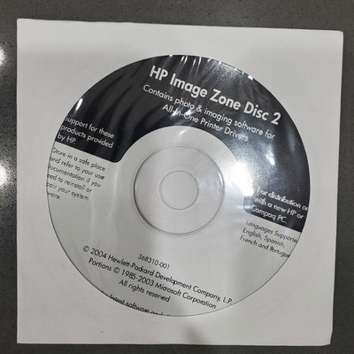 HP Image Zone Plus Disc 2 by Hewlett-Packard 2004 ~ CD-ROM