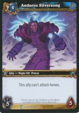 Moderate Play WoW TCG Anduros Silversong Class Starter Decks World of Warcraft