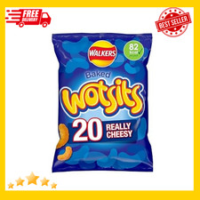 Walkers Wotsits Really Cheesy Crisps Multipack Snacks 20 x 16.5g