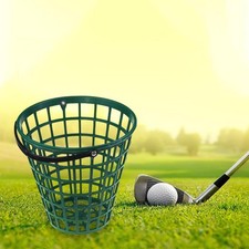 Indoor And Outdoor Golf Ball Basket with Handle Holder Holds Container Golfball