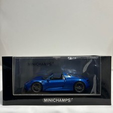 MINICHAMPS 1/43 PORSCHE 918 Spyder 2013 Blue Metallic Mini-Champs Porsche