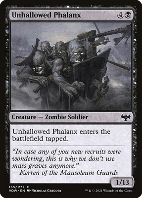 [MTG] Unhallowed Phalanx (Foil) (135) (VOW) LP-HP