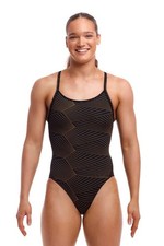 🍁 FUNKITA LADIES 10 (34) GOLD WEAVER  Diamond Back SEE SIZE CHART