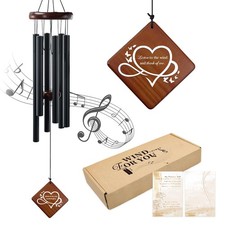 Windchimes in Memory of a Loved One, 36'' Memorial Wind Chime for Outside, Sy...