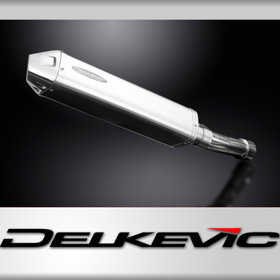 Kawasaki ER5 1996-2007 Slip On 17'' Tri-Oval Stainless Exhaust Muffler Kit