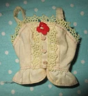 Vintage Barbie 1975 Sears Exclusive 9046 Cream Tank Corset Top Brown Floral