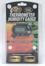ZooMed Thermometer Humidity Gauge Digital Thermometer/Hygrometer Quick-Reading