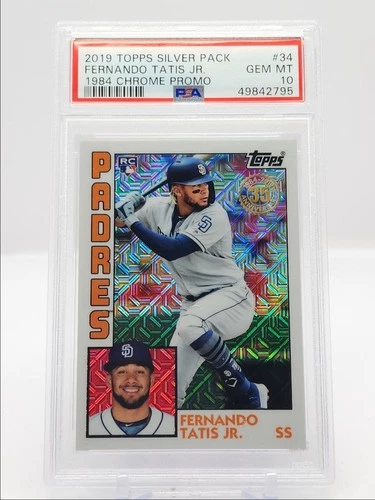 FERNANDO TATIS JR. 2019 TOPPS UPDATE 1984 SILVER PACK ROOKIE RC PSA 10 Q2419